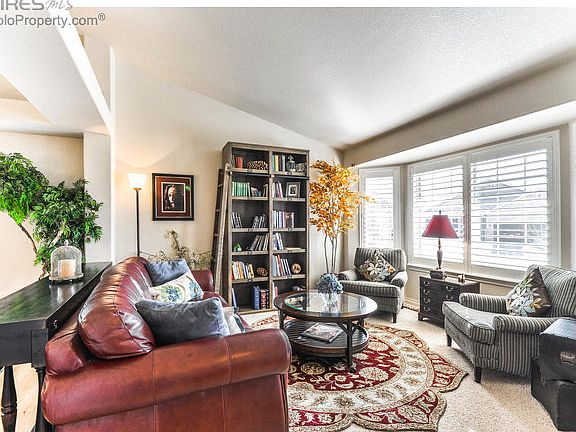 Warm living room.