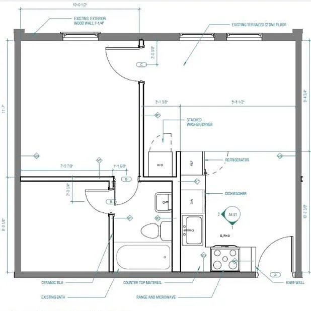 Floor plan 1 Bedroom