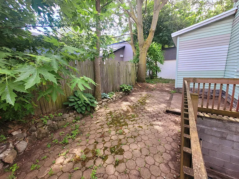 Back patio area
