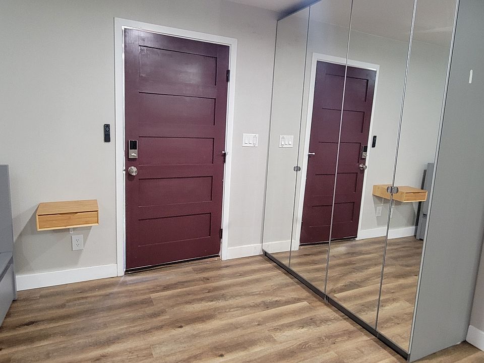 Front Door with Smart Lock + Oversized Full mirrored Wardrobe