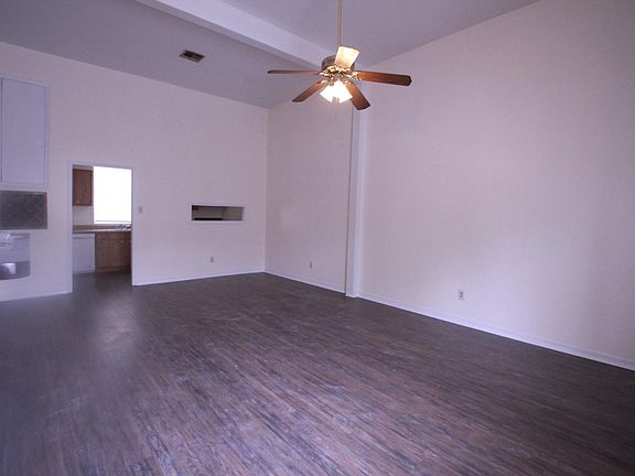 living room looking into kitchen