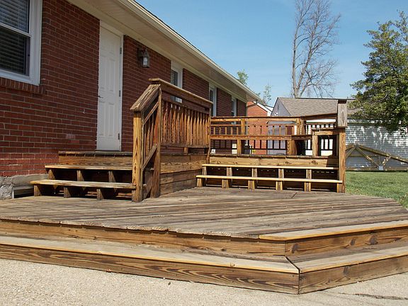 Sunny day, shade by evening