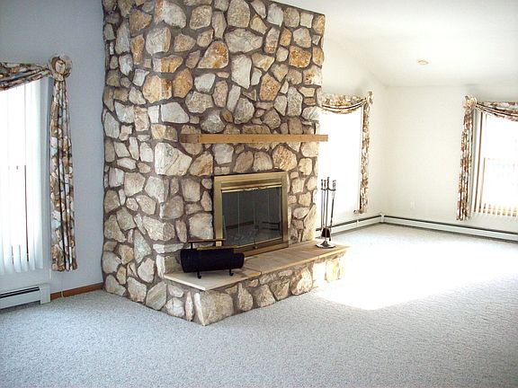 Fireplace in great room