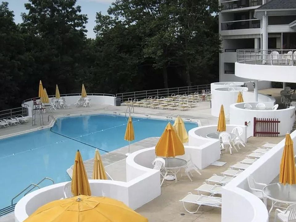 Communal pool with lifeguard