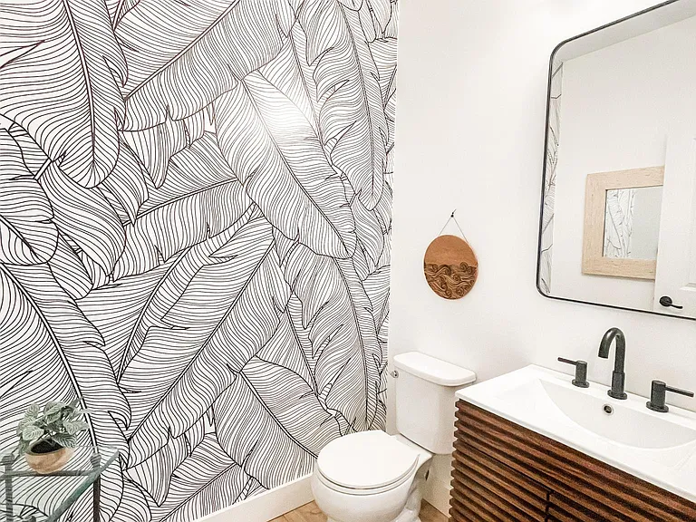 Main floor powder room