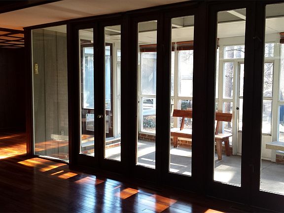 View of the Sun porch from the living room, LOTS of natural