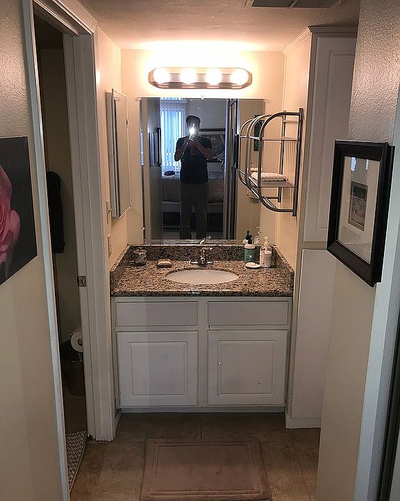 Master bath with closet