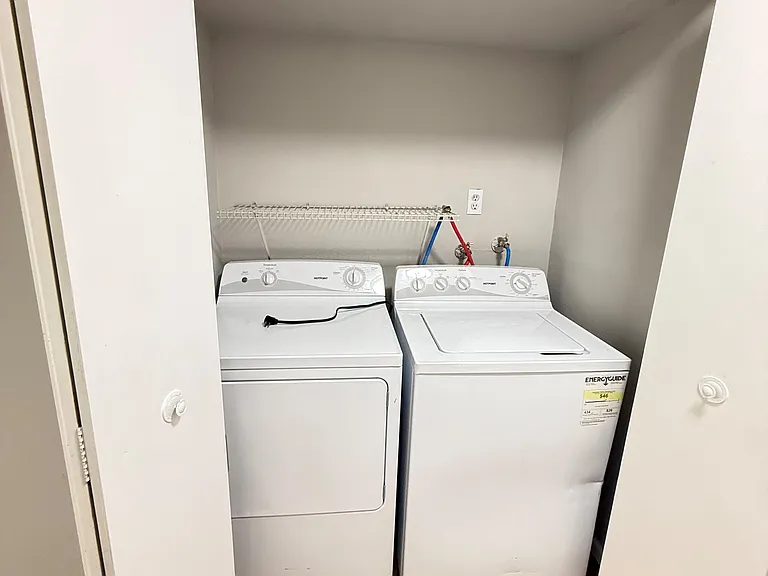 Lower level laundry