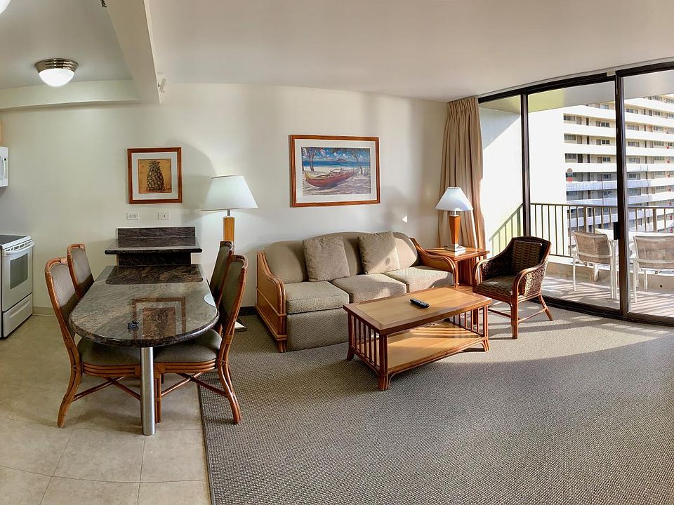 kitchen, dining & living room