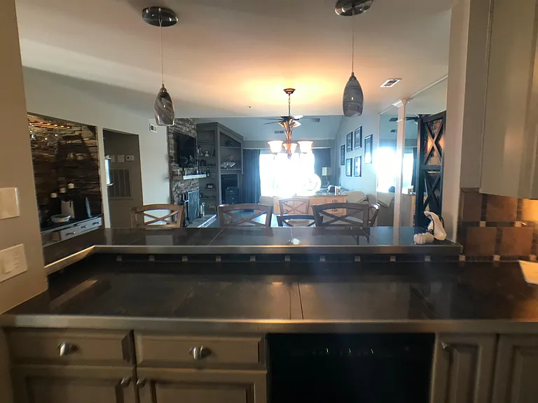 Kitchen Bar overlooking Great Room