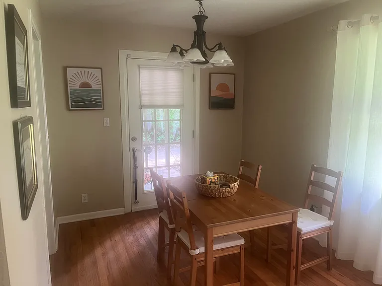 Dining Room -wood floors throughout