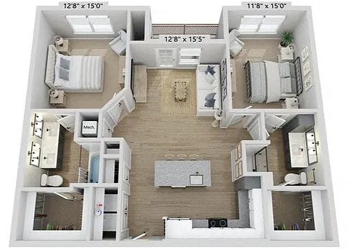 Floor plan B2M