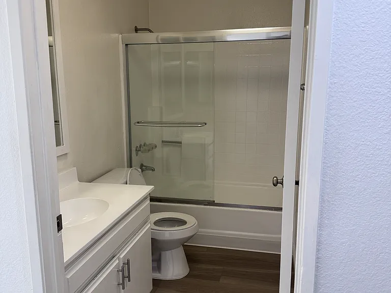 Hallway bathroom