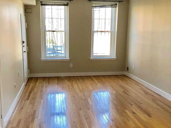 Living room looking toward front of apartment.