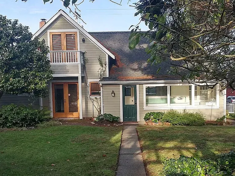 Rear of house with back entry to laundry room