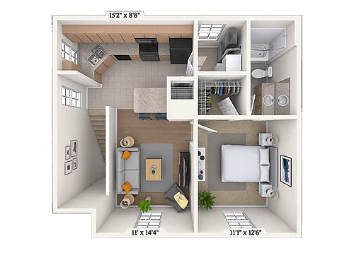 Floor plan 11B