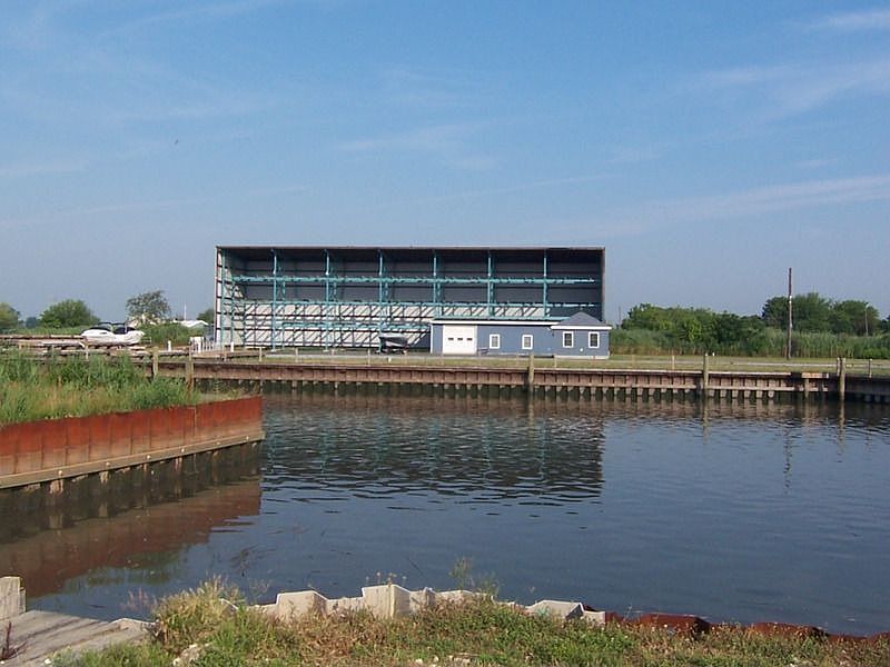 View of main building and waterway #1