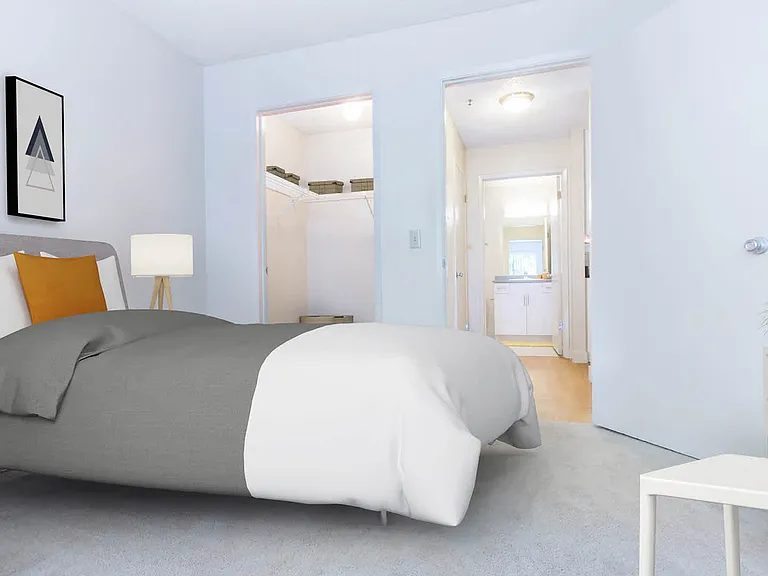 Bedroom with Walk-In Closet