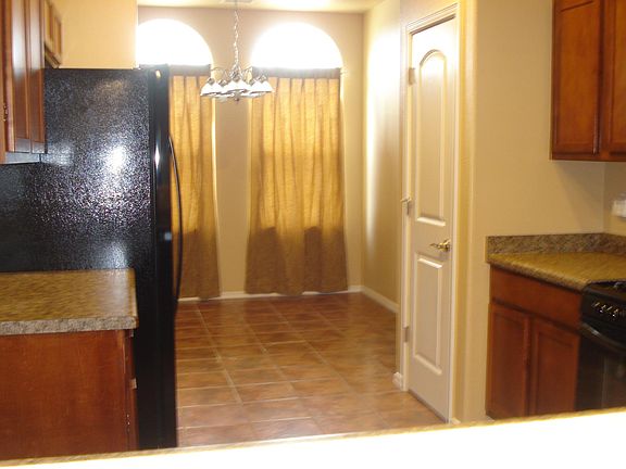 Looking from kitchen to dining area