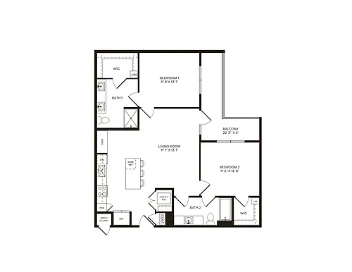 Floor plan B1