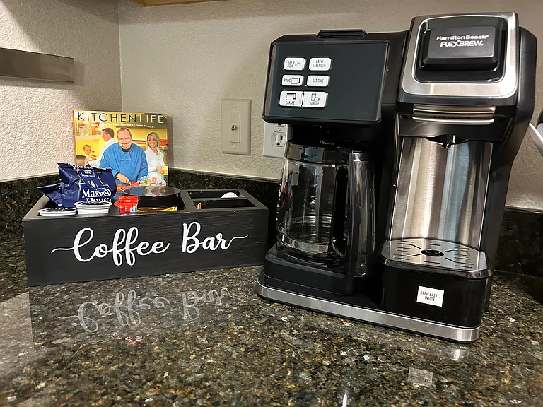Fully Stocked Coffee Bar