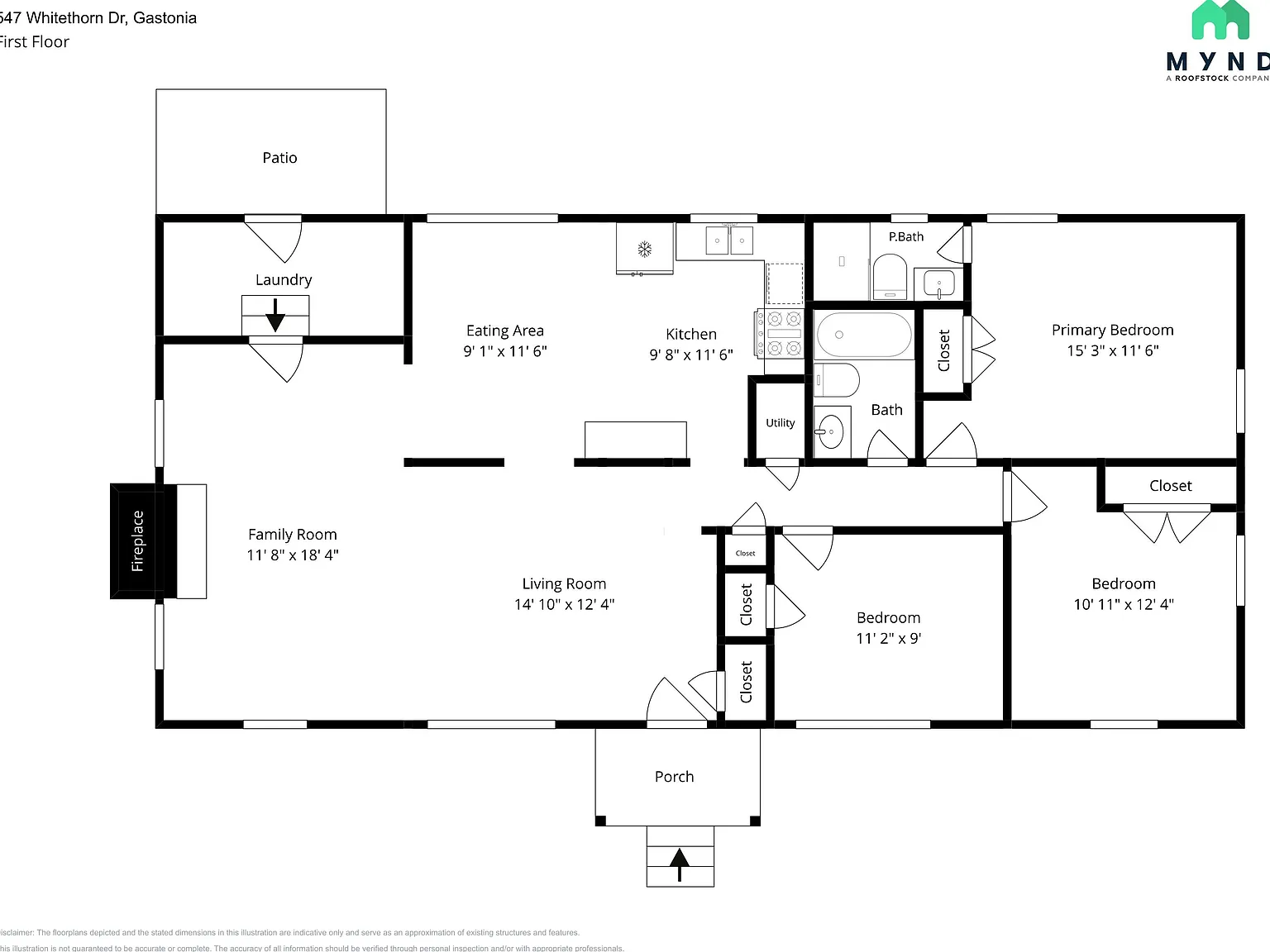 3 bed, 2.0 bath, 1327 sqft, $1,755 — Photo 4