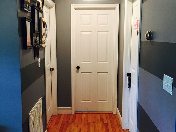 Hallway to spare bathroom 