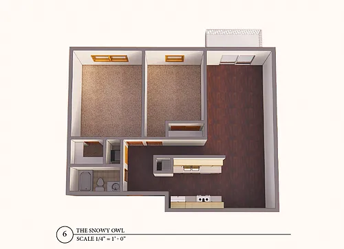 Floor plan The Snowy Owl