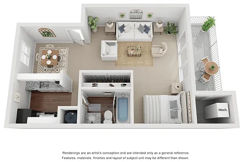 Floor plan Studio