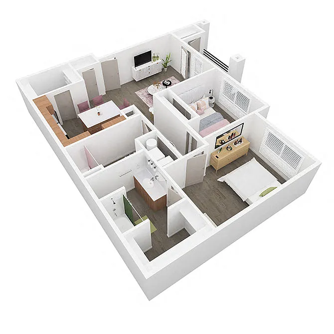 Floor plan 2-A