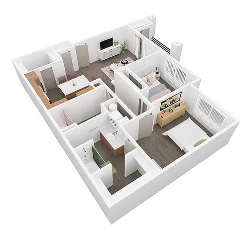 Floor plan 2-A