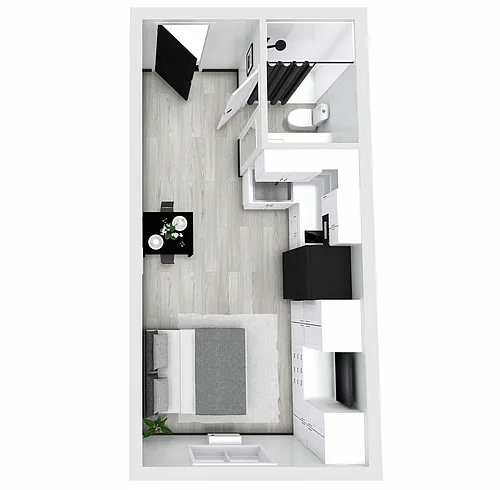 Floor plan Standard Studio