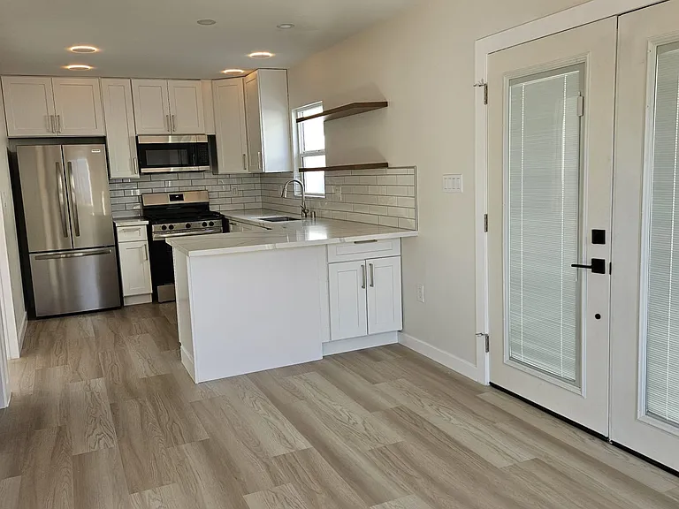 French Doors with internal blinds and LED night light option