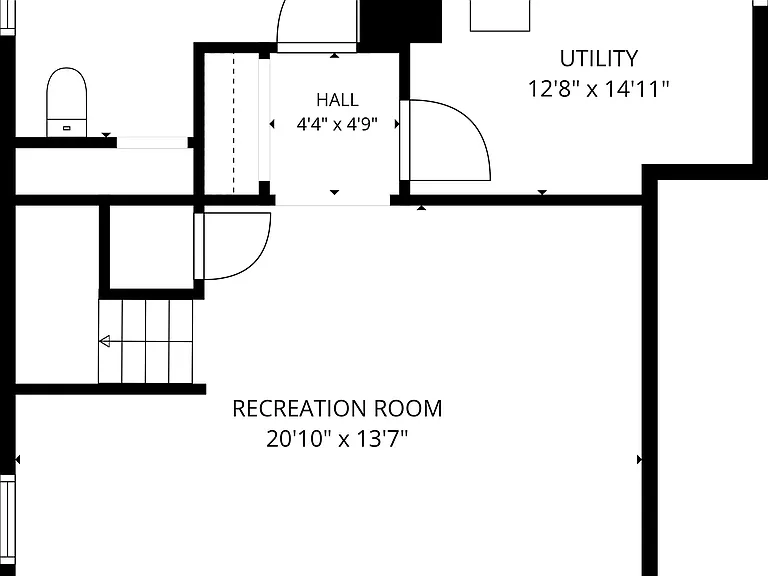 Lower level floorplan
