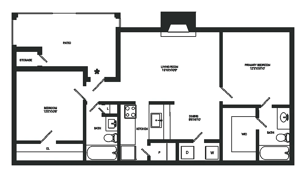 Floor plan Brook