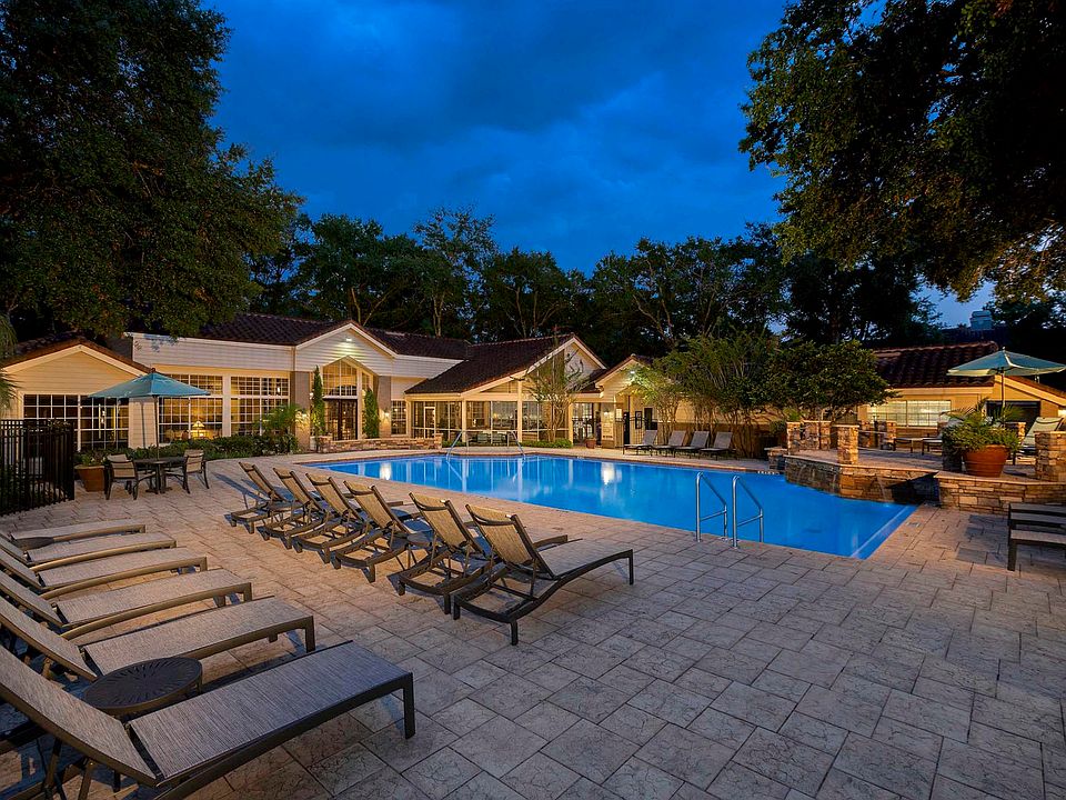 Resort-Inspired Pool at Dusk
