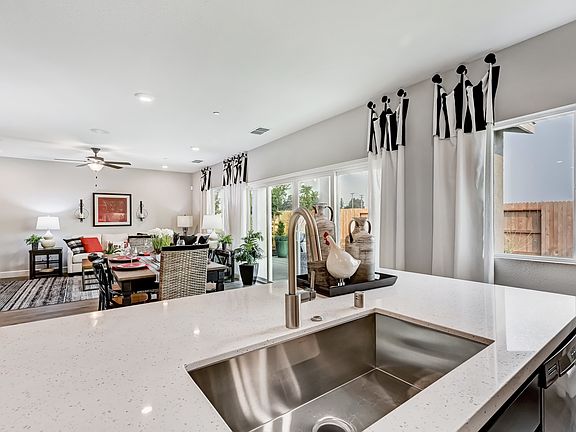 Island overlooking great room