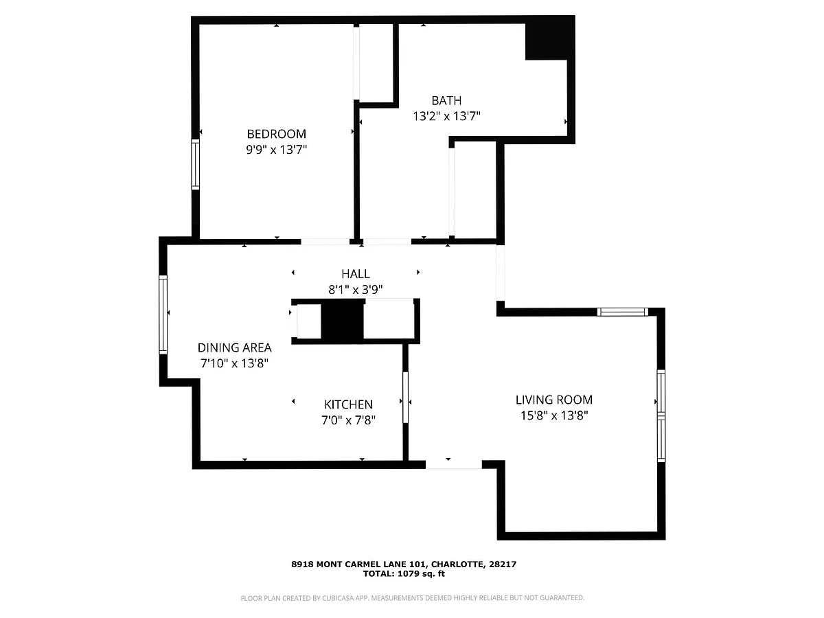 Floor plan 1 bedroom