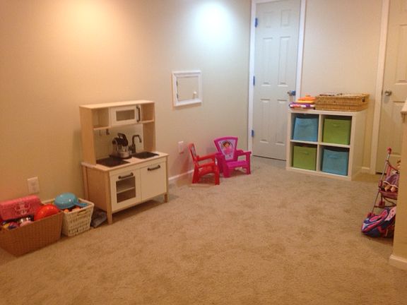 finished basement/playroom