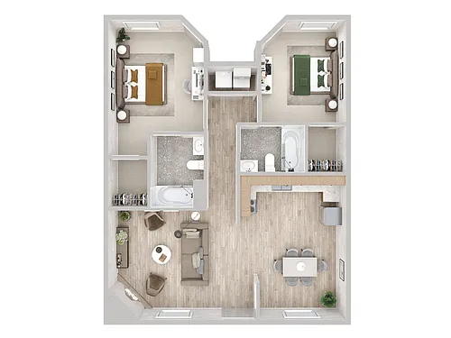 Floor plan Renovated