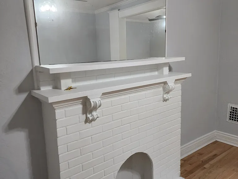 Decorative Fireplace in the front room