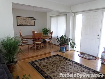 Foyer and formal dining
						:
						open floor plan