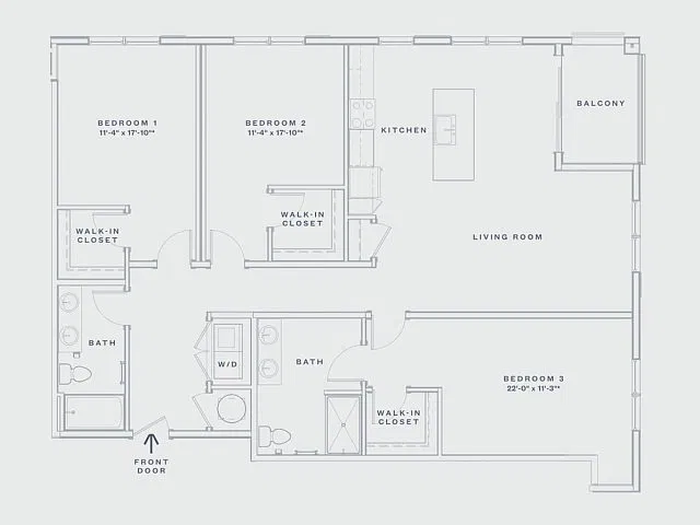 Floor plan C2B
