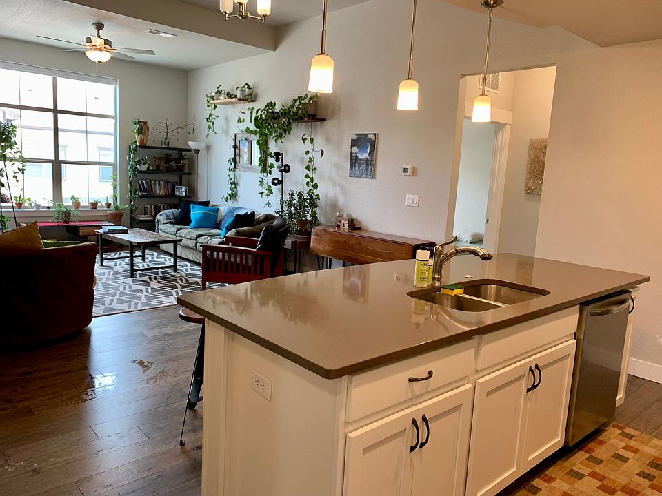 Living Room and Kitchen (not a furnished unit)