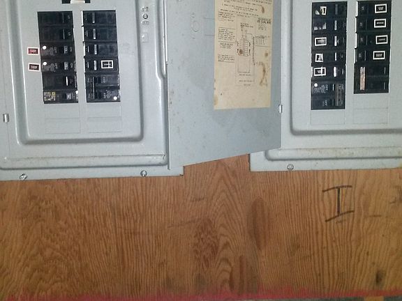 2 Electric breaker panels