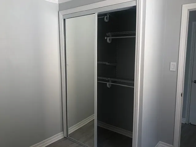 Glass Doors Closet view