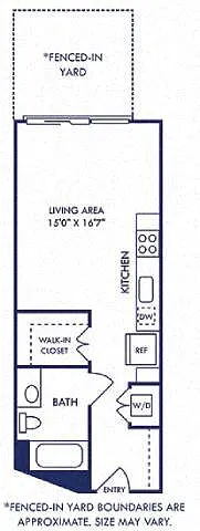 Floor plan Abigar with Fenced-in Yard