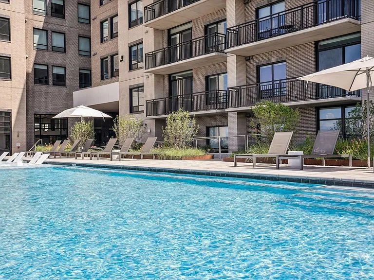 Resort-style poolside luxury just outside your door.
