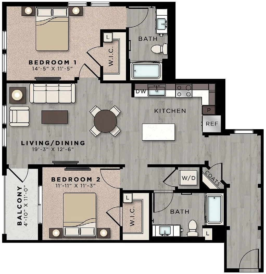 Floor plan CA124-B7-1263