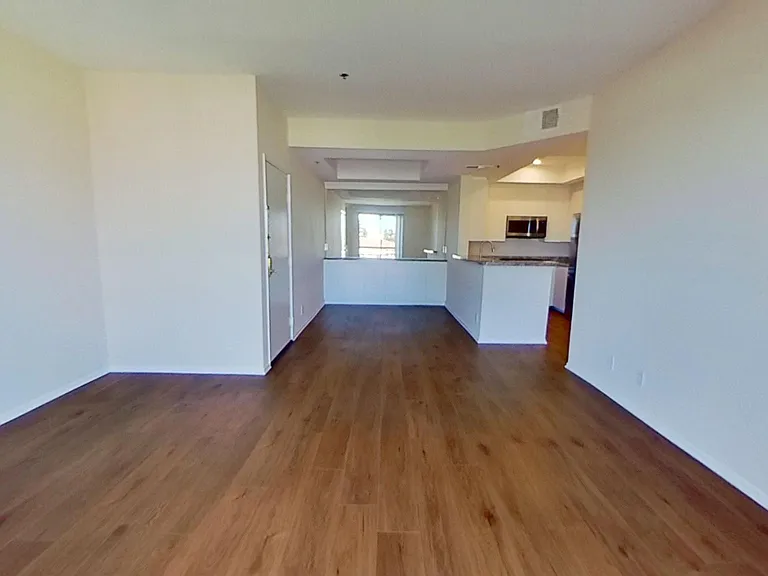 Living and dining area of apartment #319